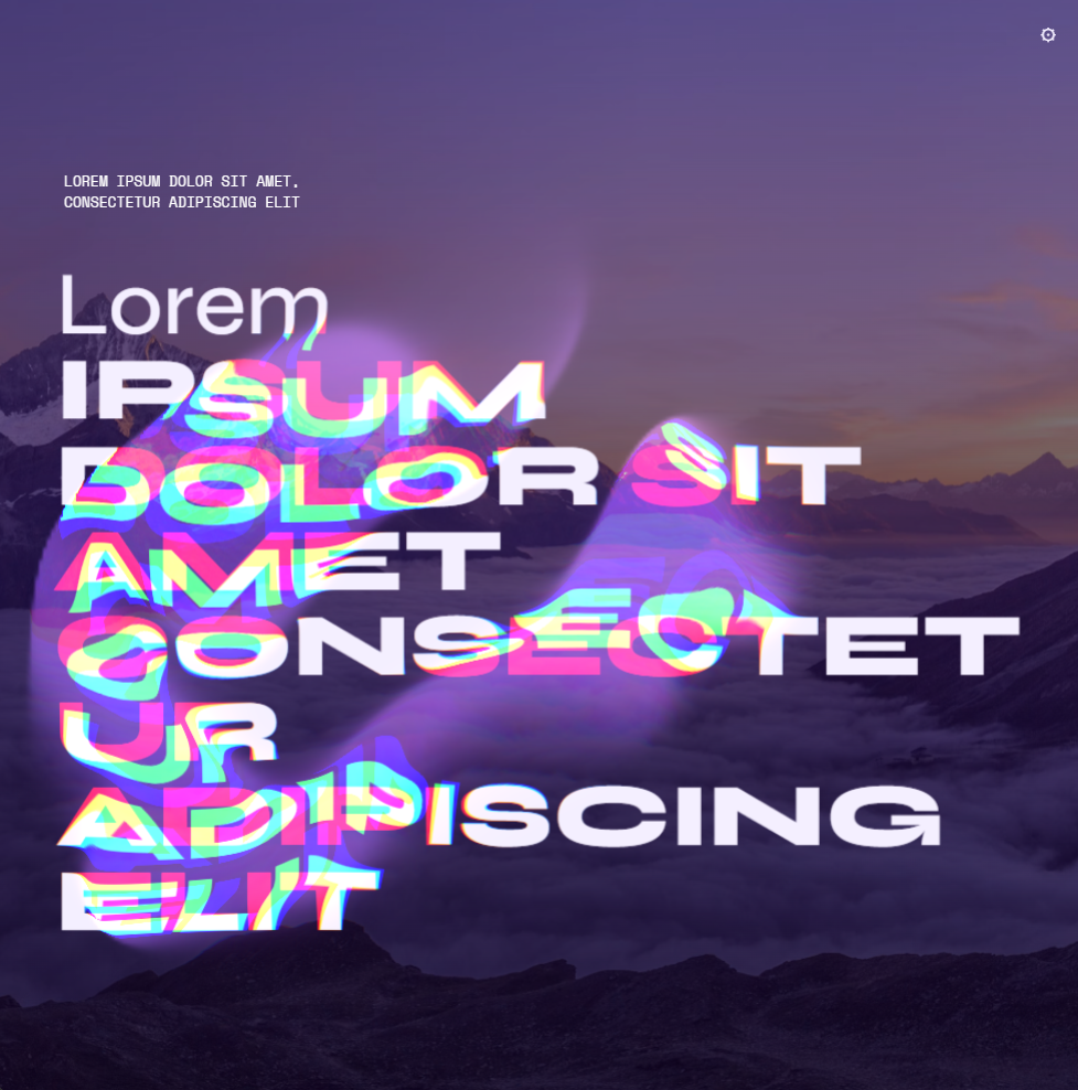 Liquid cursor